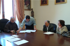 FIRMA CONVENZIONE CONIUGI FOTI